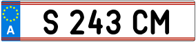 Truck License Plate